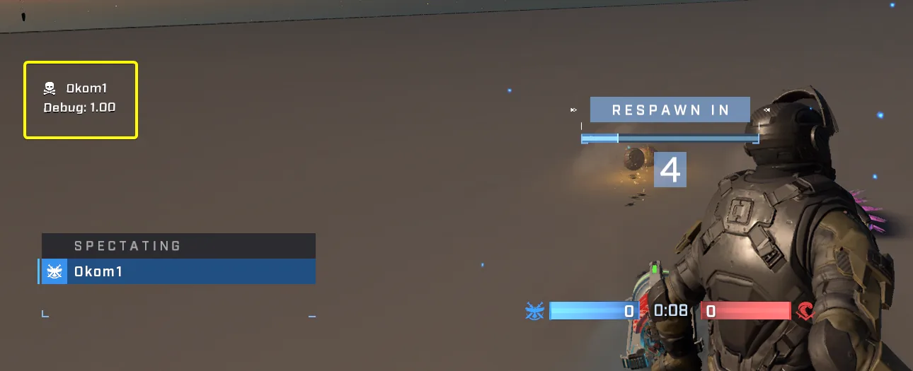 A screenshot showing a HUD in the game