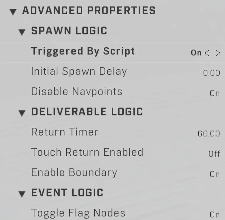 Core Delivery Properties
